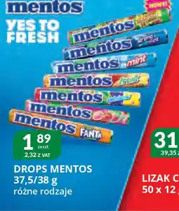 Eurocash Cash & Carry Drops mentos oferta