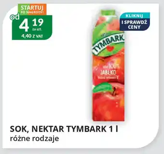 Eurocash Cash & Carry Sok, nektar tymbark oferta