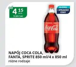 Eurocash Cash & Carry Napój coca cola, fanta, sprite oferta