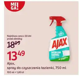 Rossmann Ajax, spray do czyszczenia łazienki oferta