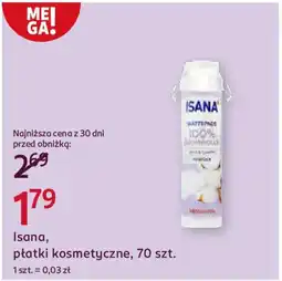 Rossmann Isana, płatki kosmetyczne oferta