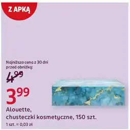 Rossmann Alouette, chusteczki kosmetyczne oferta