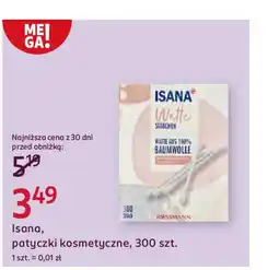 Rossmann Isana, patyczki kosmetyczne oferta