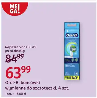 Rossmann Oral-B, końcówki wymienne do szczoteczki oferta