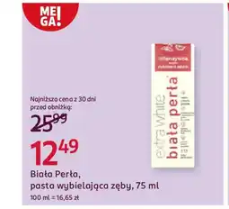 Rossmann Biała Perła, pasta wybielająca zęby oferta