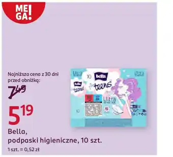 Rossmann Bella, podpaski higieniczne oferta