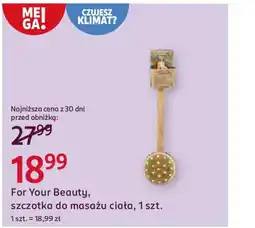 Rossmann For Your Beauty, szczotka do masażu ciała oferta