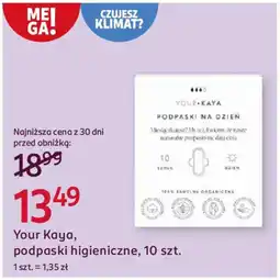 Rossmann Your Kaya, podpaski higieniczne oferta