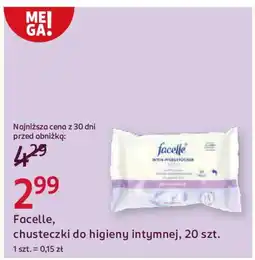 Rossmann Facelle, chusteczki do higieny intymnej oferta