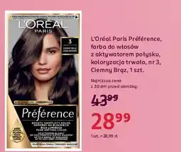 Rossmann Farba do włosów 3 L'oreal Preference oferta