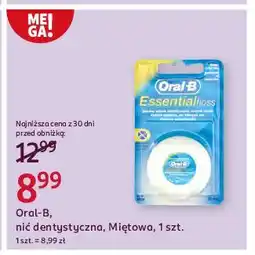 Rossmann Nić dentystyczna 50 m Oral-B Essential Floss oferta