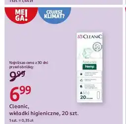 Rossmann Wkładki hemp Cleanic oferta