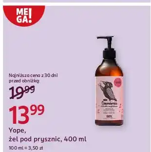 Rossmann Żel pod prysznic czereśnia i mleczko migdałowe Yope oferta