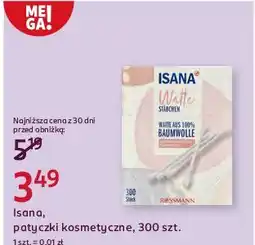 Rossmann Patyczki kosmetyczne Isana oferta