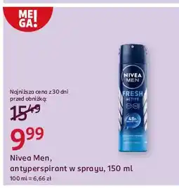 Rossmann Antyperspirant Nivea Men Fresh Active oferta