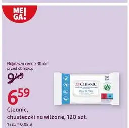 Rossmann Chusteczki odświeżające Cleanic Clean & Fresh oferta