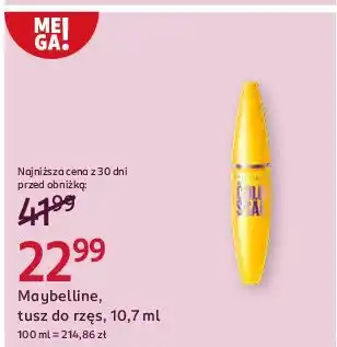 Rossmann Tusz do rzęs Maybelline Colossal Volum' Express oferta