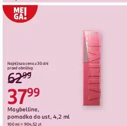 Rossmann Pomadka w płynie do ust 15 peachy Maybelline Superstay Vinyl Ink oferta