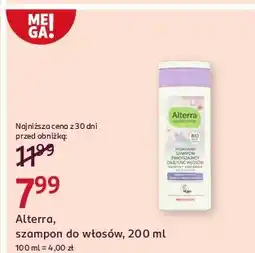 Rossmann Szampon do włosów dodatkowa objętość Alterra oferta