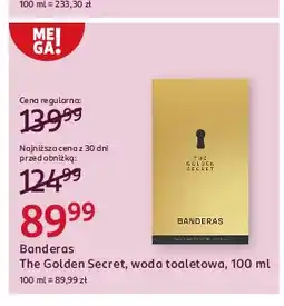 Rossmann Woda toaletowa Antonio Banderas The Golden Secret oferta