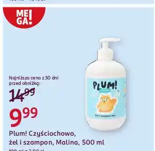 Rossmann Żel i szampon 2w1 Plum! Czyściochowo oferta