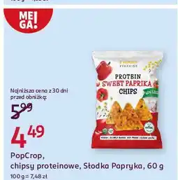 Rossmann Piramidki proteinowe słodka papryka Popcrop oferta