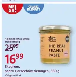 Rossmann Pasta z orzechów ziemnych Eko Gram oferta