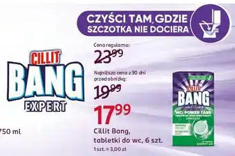 Rossmann Tabletki do czyszczenia wc sosnowy las Cillit Bang oferta