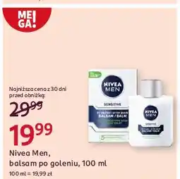 Rossmann Balsam po goleniu łagodzący Nivea Men Sensitive oferta