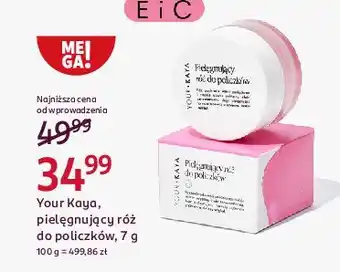 Rossmann Róż do policzków wit. e+c Your Kaya oferta