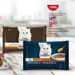 Rossmann Karma dla kota chef's recipes Purina Gourmet A La Carte oferta