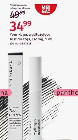 Rossmann Tusz do rzęs czarny Your Kaya oferta