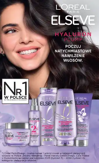 Rossmann Serum do włosów L'oreal Elseve Hyaluron Plump oferta