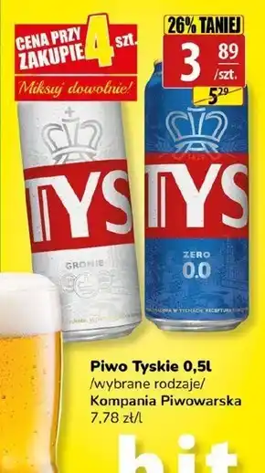 API MARKET Tyskie Piwo jasne 500 ml oferta