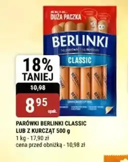 bi1 Berlinki Classic Kiełbasa 500 g oferta