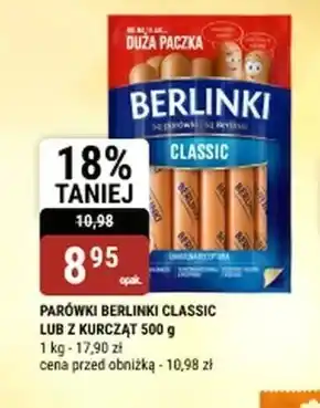 bi1 Berlinki Classic Kiełbasa 500 g oferta