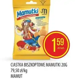 Pokusa Mamut Mamutki Ciastka biszkoptowe 20 g oferta