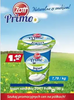 Astra Zott Primo Jogurt naturalny 180 g oferta