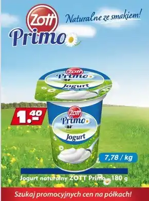 Astra Zott Primo Jogurt naturalny 180 g oferta