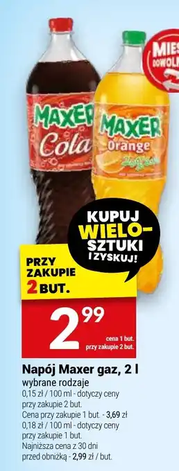 Twój Market Napój Maxer gaz oferta