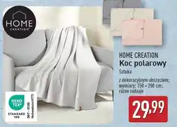 ALDI Koc polarowy 150 x 200 cm Home Creation oferta