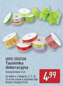 ALDI Tasiemki dekoracyjne Home Creation oferta