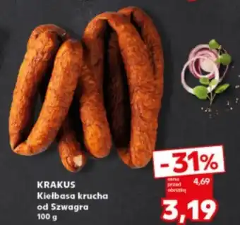 Kaufland Kiełbasa krucha od szwagra Krakus Animex oferta