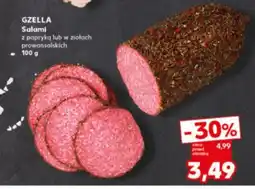 Kaufland Salami w ziołach prowansalskich Gzella oferta