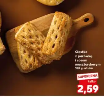 Kaufland Ciastko z parówką i sosem musztardowym oferta