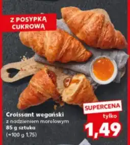 Kaufland Croissant wegański z nadzieniem morelowym oferta