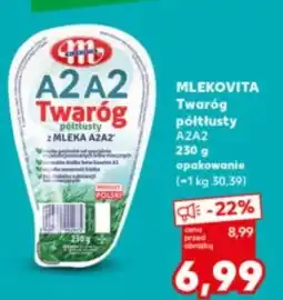 Kaufland Twaróg półtłusty z mleka a2a2 Mlekovita oferta