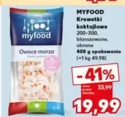 Kaufland Krewetka koktajlowa obrana Myfood oferta