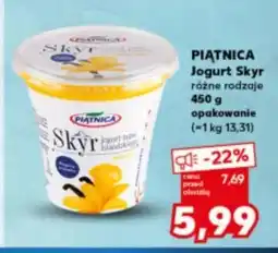 Kaufland Jogurt typu islandzkiego waniliowy Piątnica Skyr oferta