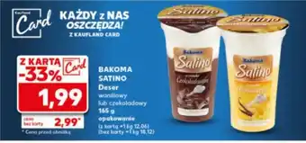 Kaufland Deser czekoladowy z bitą śmietaną Bakoma Satino oferta